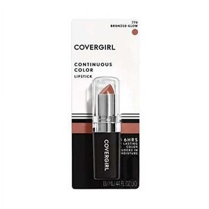 COVERGIRL Continuous Color Lipstick 770 Bronzed Glow Shimmer New In Box